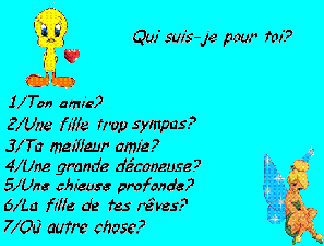 qui suis-je pour toi????