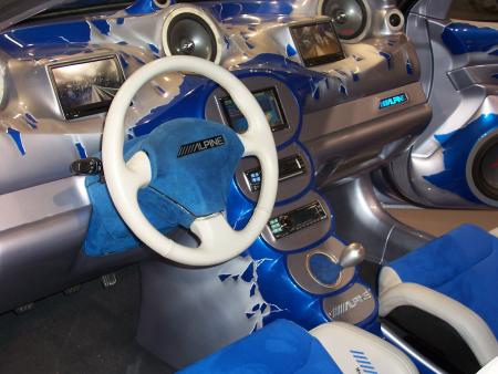 lintérieur de ma caisse!!!mdr